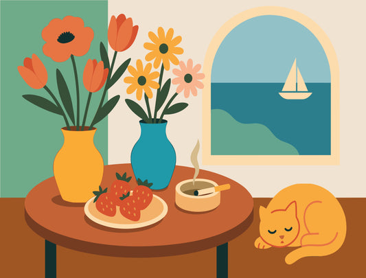 The cat.